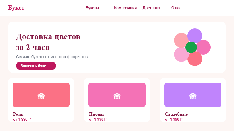 Доставка цветов